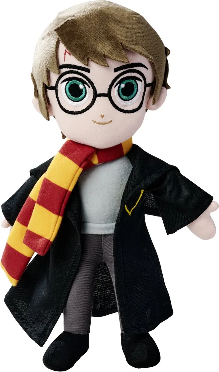Warner Bros - Harry Potter - Harry Potter - Pluche - Knuffel - 25cm - Vanaf 0m från Simba i Svart – produktbild