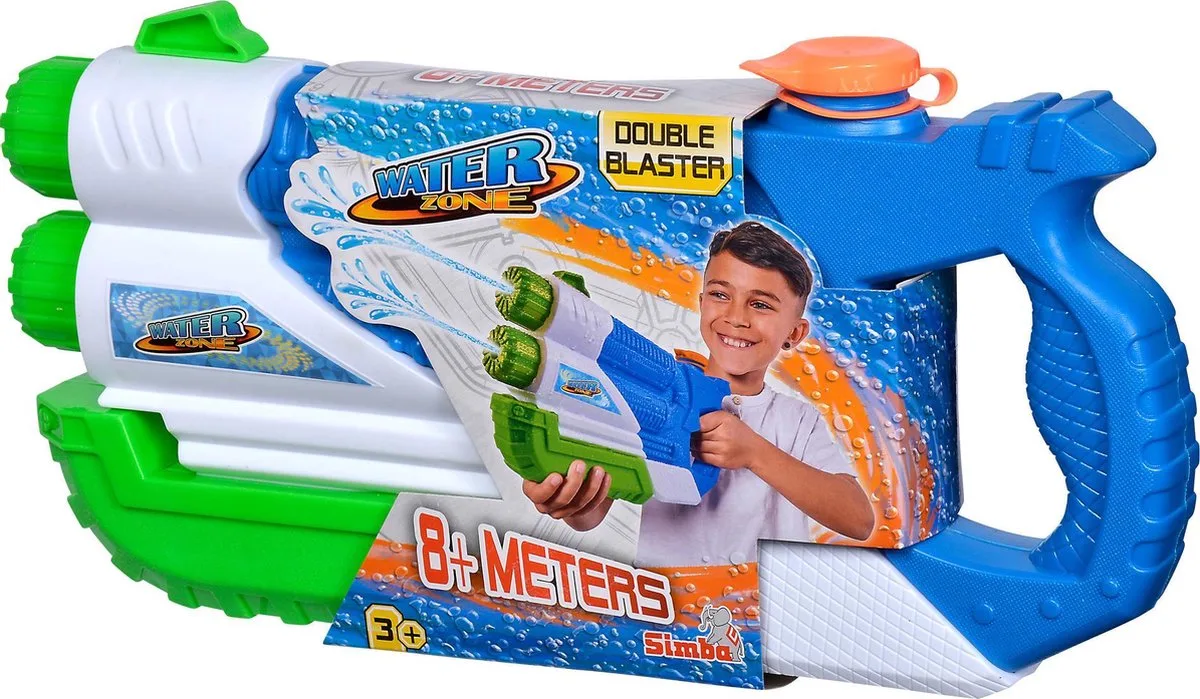 Waterzone Double Blaster fra Simba i Blå – produktbillede