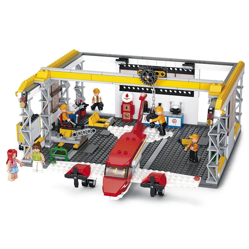 Aviation Aircraft Hangar (M38-B0372) van Sluban – productfoto