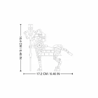 Bouwrobot 8 Inch 1409 Stukken de Sluban – photo du produit 4 sur 5