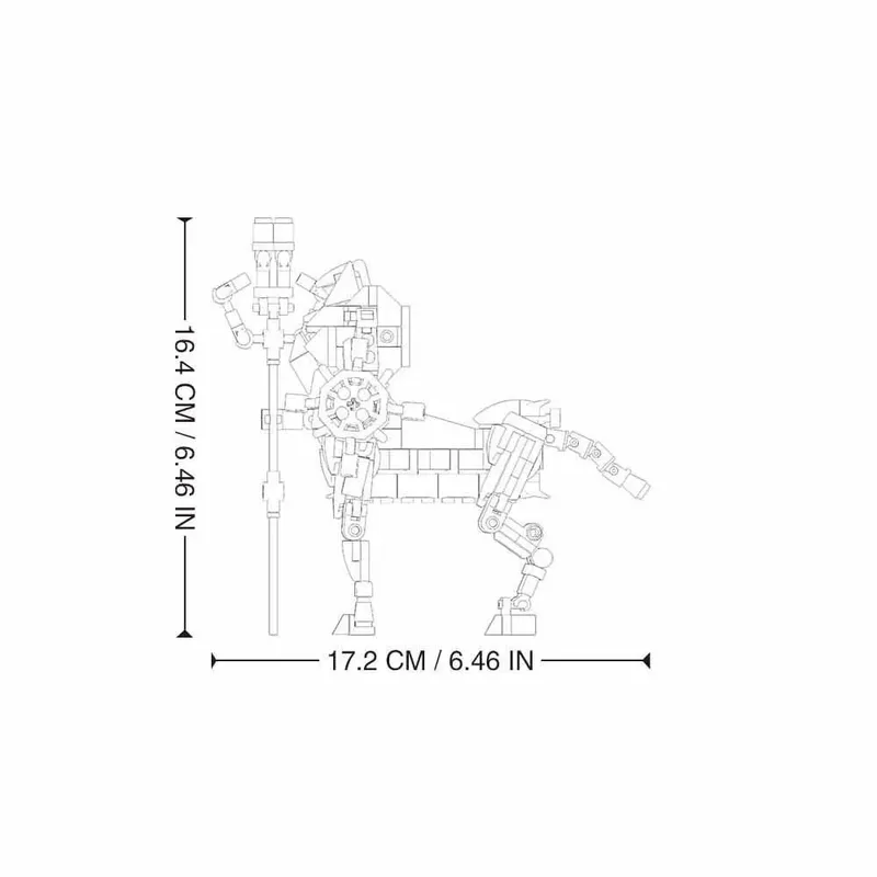 Bouwrobot 8 Inch 1409 Stukken de Sluban – photo du produit 4 sur 5