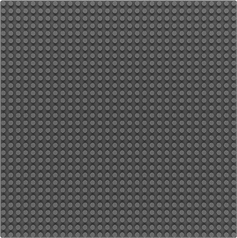 Bricks Base - Basisplaat 32 x 32 de Sluban en Grijs – photo du produit