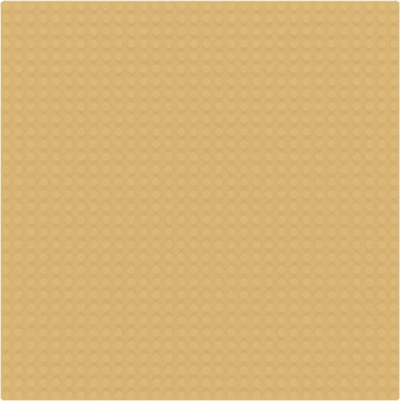 Bricks Base - Basisplaat 32 x 32 Zand by Sluban in Lichtbruin – product photo