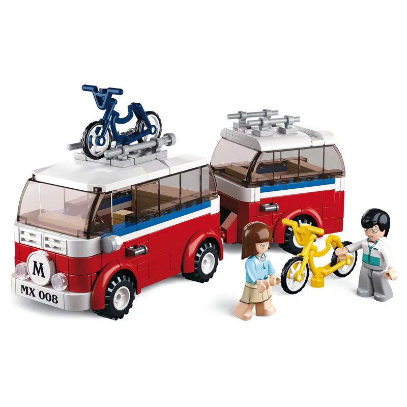 Camper bouwstenen set (M38-B0566) fra Sluban – produktbillede