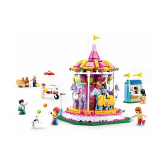 Carrousel (Girl's Dream) bouwstenen set fra Sluban – produktbillede 2 af 4