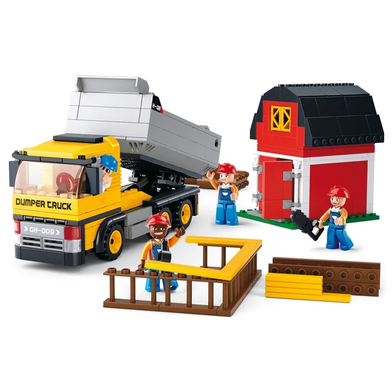 Dump Truck bouwstenen set (M38-B0552) von Sluban – Produktfoto