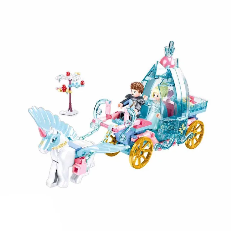 Fairy Tales Of Winter Carriage Bouwspel 191 Stukken Veelkleurig Kinderen by Sluban – product photo