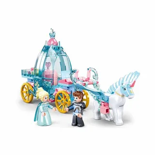 Fairy Tales Of Winter Carriage Bouwspel 191 Stukken Veelkleurig Kinderen fra Sluban – produktbillede 5 af 6
