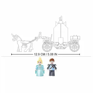 Fairy Tales Of Winter Carriage Bouwspel 191 Stukken Veelkleurig Kinderen fra Sluban – produktbillede 3 af 6