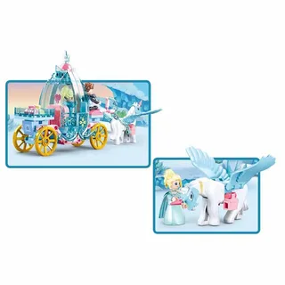 Fairy Tales Of Winter Carriage Bouwspel 191 Stukken Veelkleurig Kinderen fra Sluban – produktbillede 6 af 6