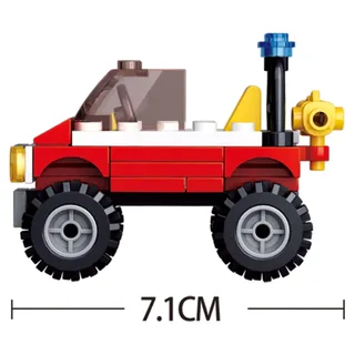 Fire Engine bouwstenen set fra Sluban – produktbillede 4 af 4
