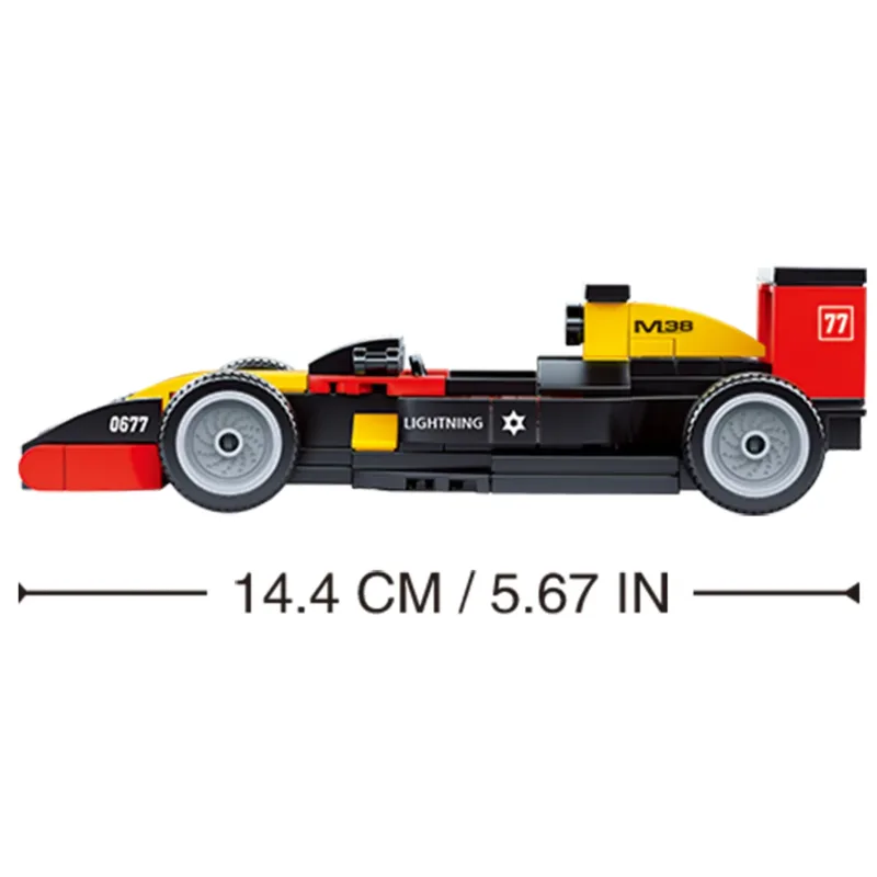 Formel Car bouwstenen set von Sluban – Produktfoto 4 von 4