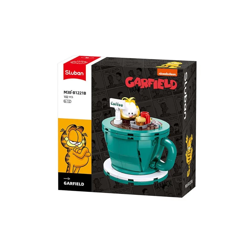 Garfield bouwstenen set - Coffee (M38-B1221B) von Sluban – Produktfoto