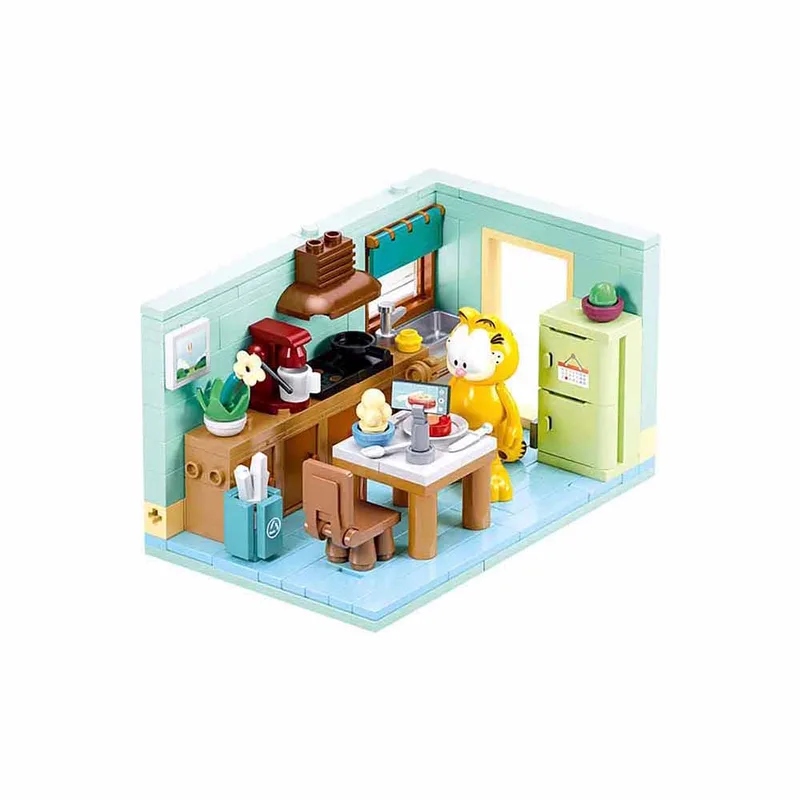 Garfield bouwstenen set - Keuken (M38-B1225) von Sluban – Produktfoto