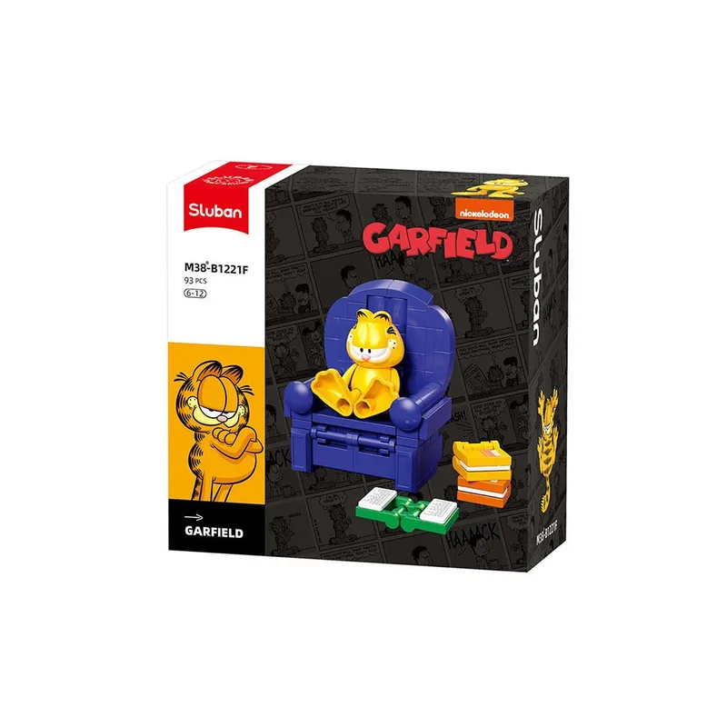 Garfield bouwstenen set - Stoel (M38-B1221F) fra Sluban – produktbillede