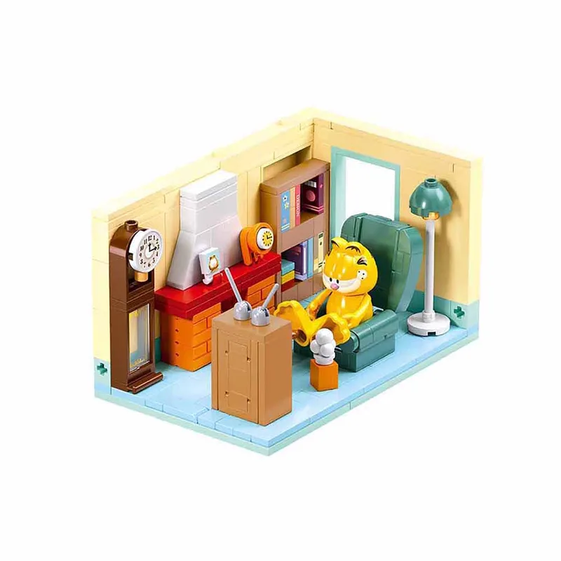 Garfield bouwstenen set - Woonkamer (M38-B1226) fra Sluban – produktbillede