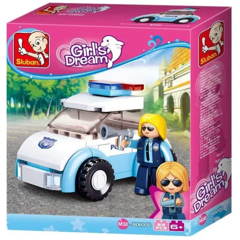 Girls Dream Polizist mit Polizeiwagen de Sluban – photo du produit 1 sur 4