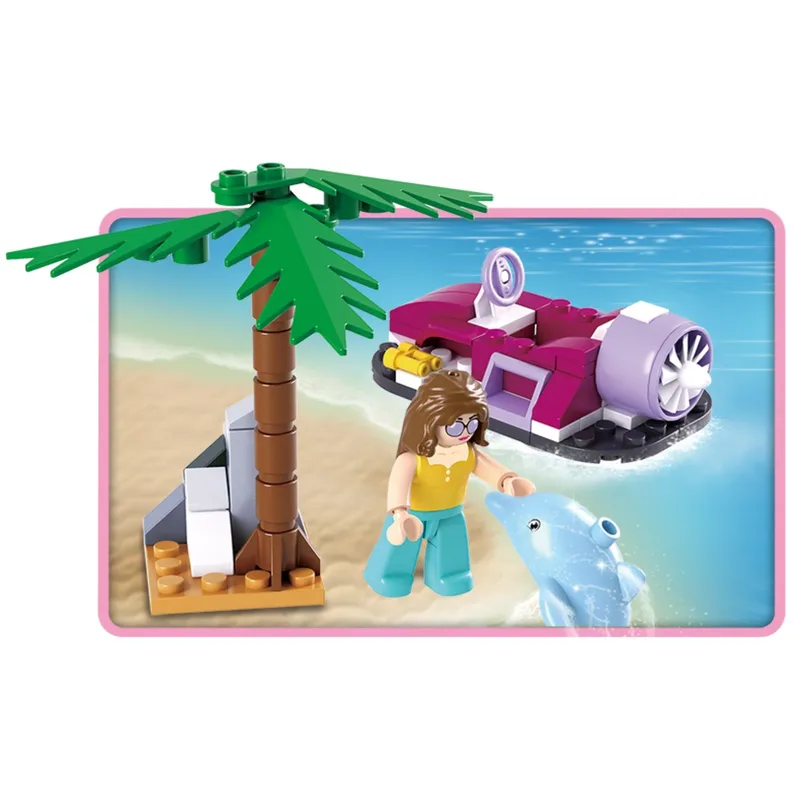 Hovercraft (Girl's Dream) bouwstenen set von Sluban – Produktfoto 3 von 4