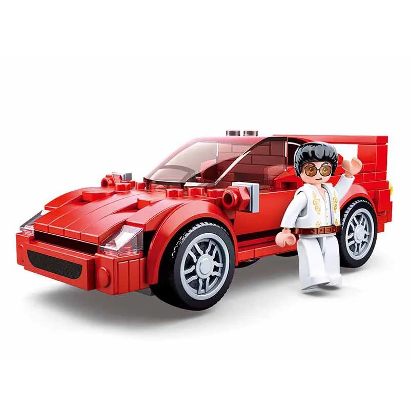 Italian Sports Car bouwstenen set von Sluban – Produktfoto