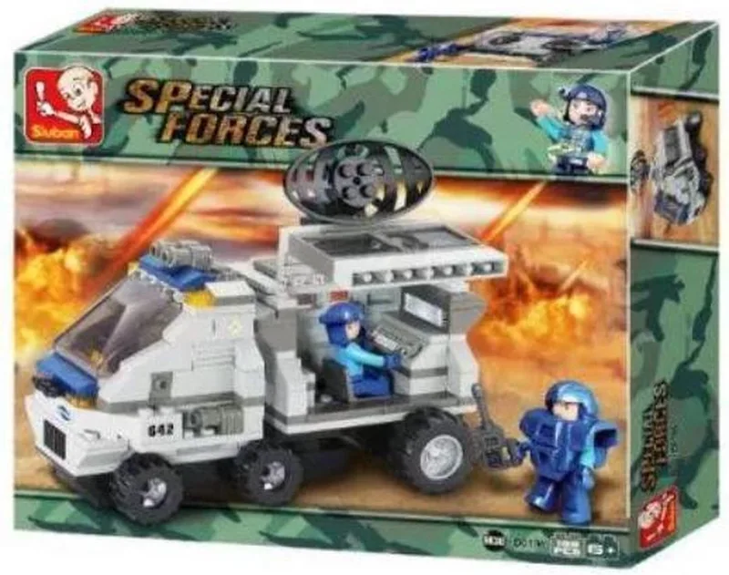 M38-B0198 Special Force Support radar van bouwset von Sluban in Multi- color – Produktfoto
