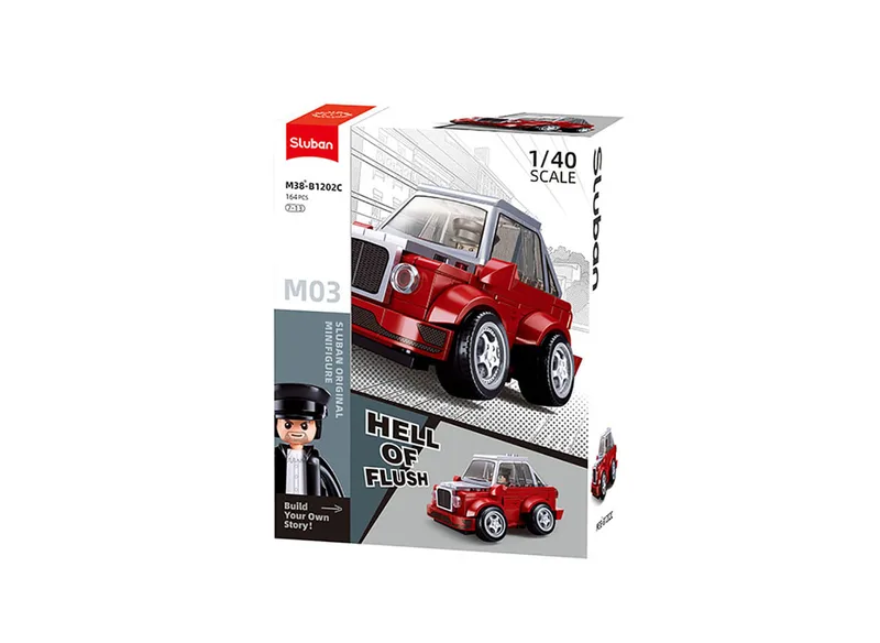 MCAR M03 carclub bouwstenen set by Sluban – product photo