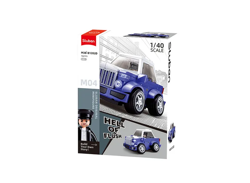MCAR M04 bouwstenen set (M38-B1202D) de Sluban – photo du produit
