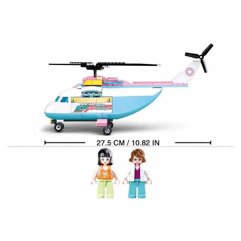 Medische Interventie Per Helikopter Voor Meisjesdromen 163 Stukken de Sluban – photo du produit 3 sur 5