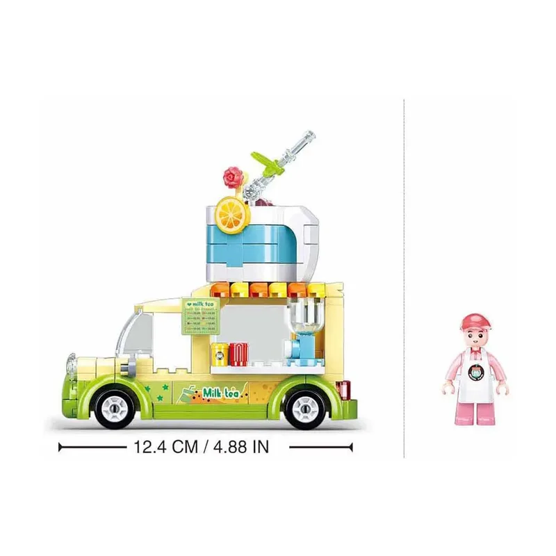 Meisjesdroom Melkthee Truck 174 Stukken de Sluban – photo du produit 3 sur 5