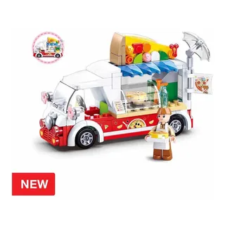 Meisjesdroom Pizzawagen 156 Stukken de Sluban – photo du produit 4 sur 5