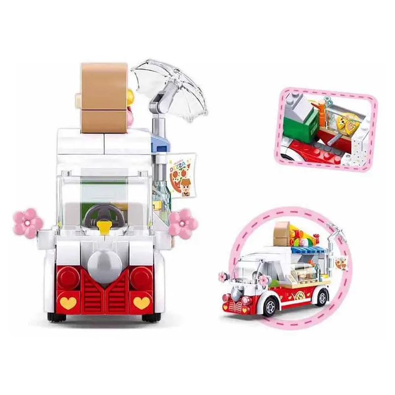 Meisjesdroom Pizzawagen 156 Stukken de Sluban – photo du produit 3 sur 5
