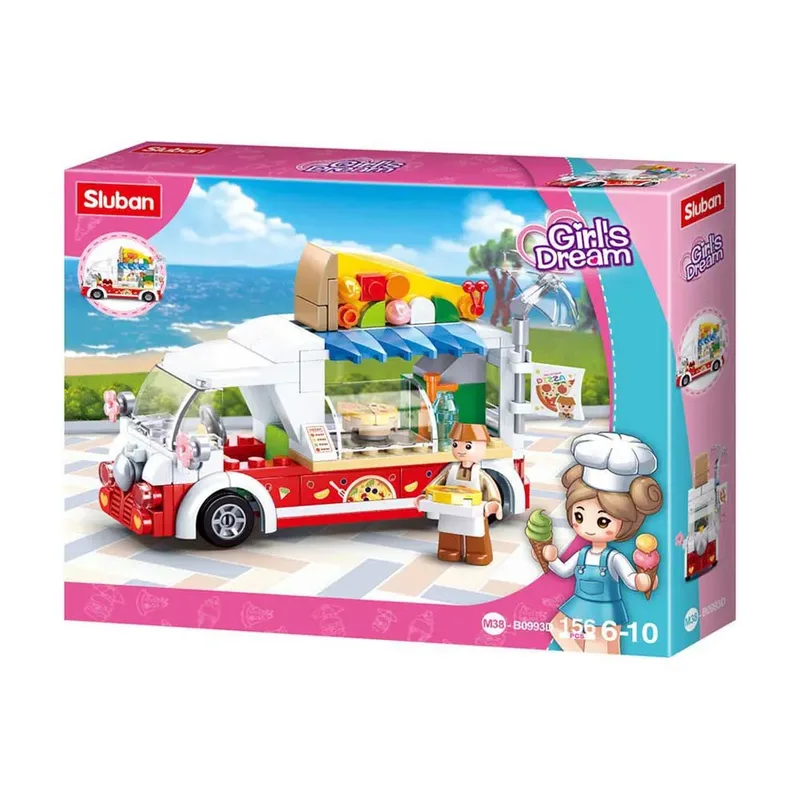 Meisjesdroom Pizzawagen 156 Stukken de Sluban – photo du produit 5 sur 5