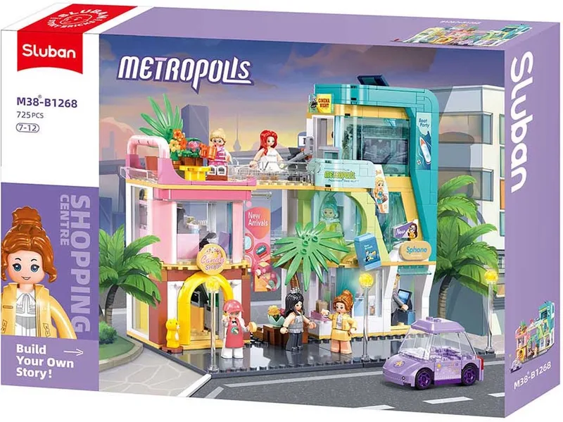 Metropolis D.C. warenhuis, Sluban 1268, Bouwblokken, Sluban by Sluban in Multi – product photo
