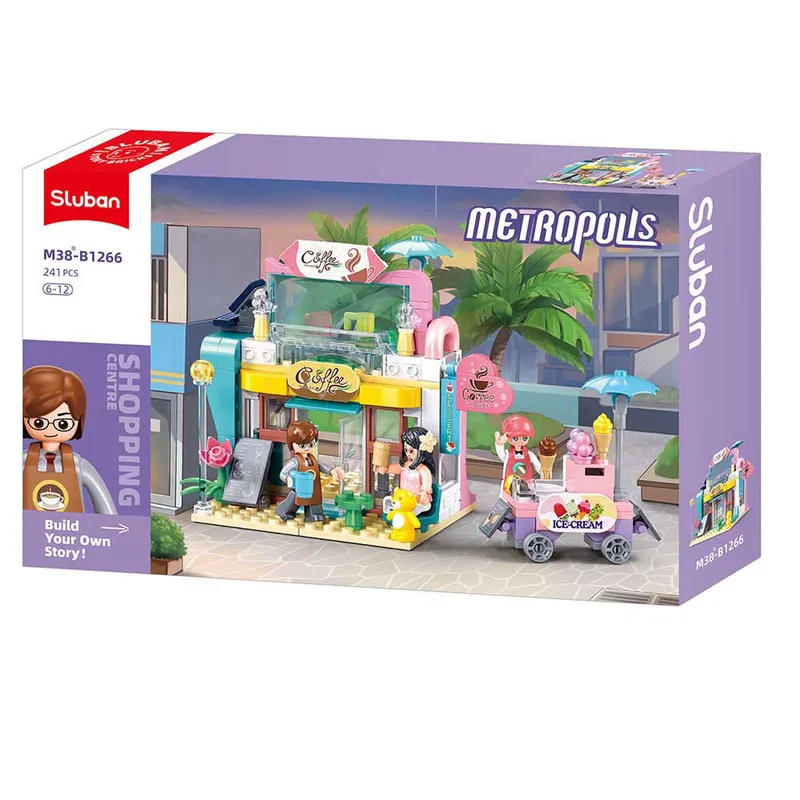 Metropolis slubucks bouwstenen set van Sluban – productfoto