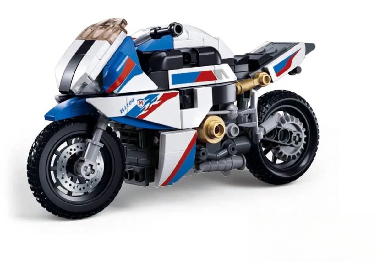 ModelBricks Racemotor 1000RR bouwspeelgoed – Constructiespeelgoed motor modelbouw – bouwdoos met 242 bouwstenen – M38-B1129 – vanaf 10 jaar van Sluban in Motor 1000RR – productfoto