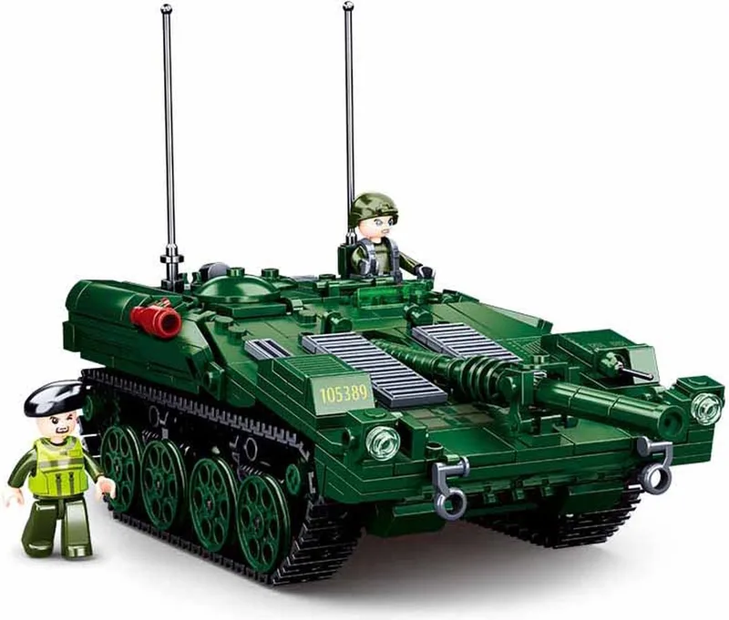 ModelBricks Strv 103 Main Battle Tank – Constructiespeelgoed – bouwset met 692 bouwstenen – M38‑B1010 – vanaf 8 jaar de Sluban en Strv 103 Tank – photo du produit