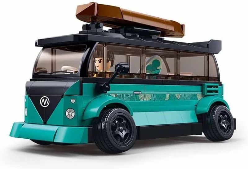 ModelBricks Surfbus bouwspeelgoed – Constructiespeelgoed – bouwset met 276 bouwstenen – M38-B1191 – vanaf 8 jaar de Sluban en Surf Bus – photo du produit