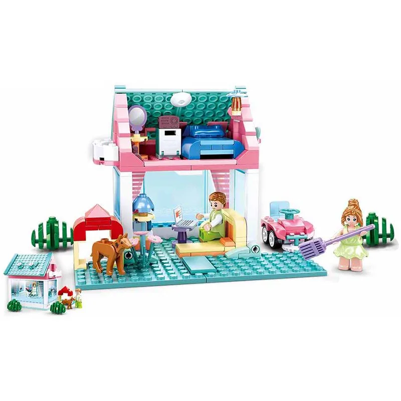New Neighbours (Girl's Dream) bouwstenen set von Sluban – Produktfoto