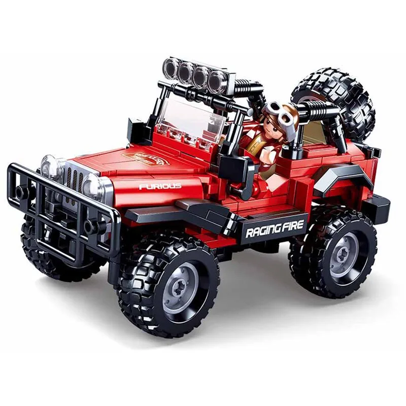 Off-Road Jeep bouwstenen set (M38-B0816) von Sluban – Produktfoto
