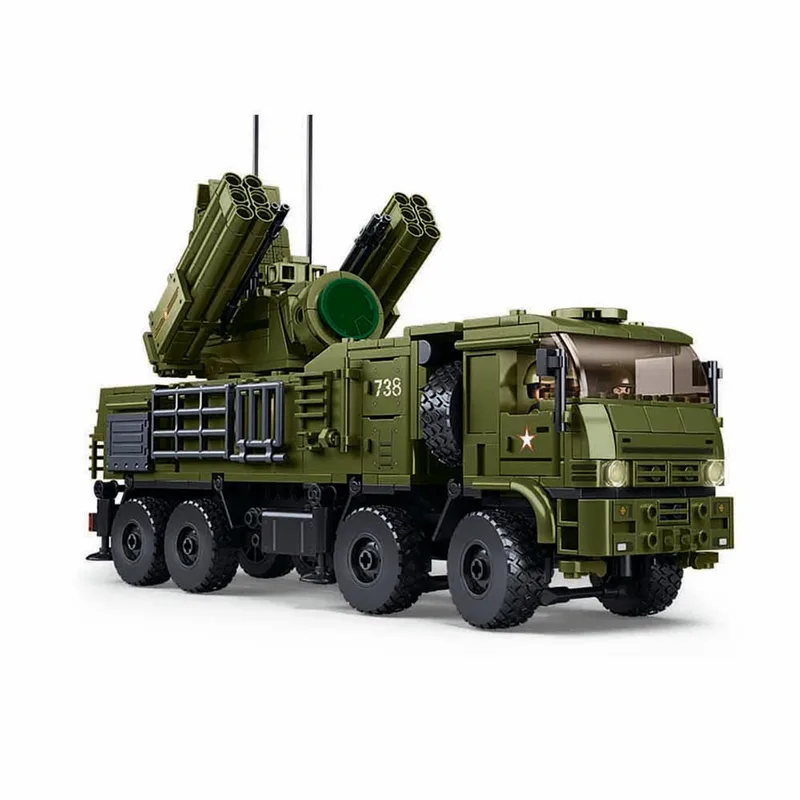 Pantsir S1S by Sluban in WWII – Luchtafweersysteem, 669 bouwstenen – product photo