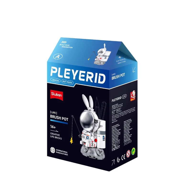 Pleyerid brush pot (M38-P8001A) van Sluban – productfoto