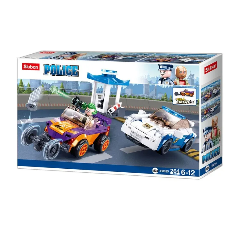 Jeu De Construction D´équipe De Poursuite Policière 264 Pièces de Sluban – photo du produit 2 sur 4