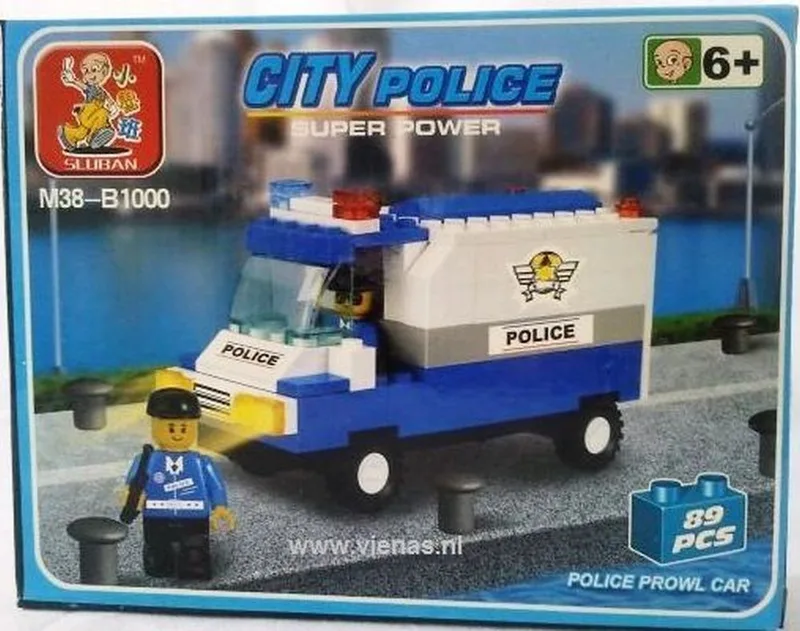 politieauto B1000 by Sluban – product photo