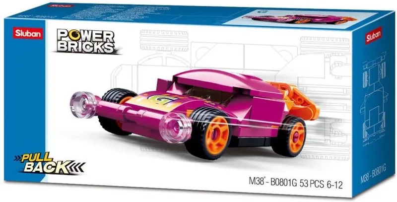 Power Bricks - Purple Wing van Sluban in Paars – productfoto
