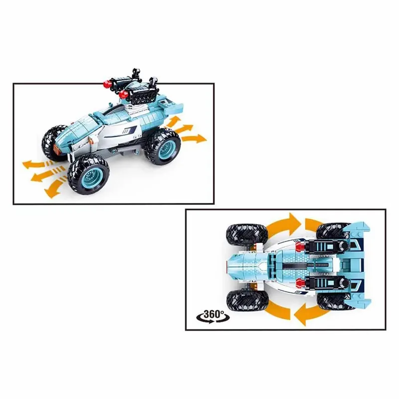 Power Bricks R/c 2.4g Car Bouwspel 268 Stukken de Sluban – photo du produit 5 sur 5