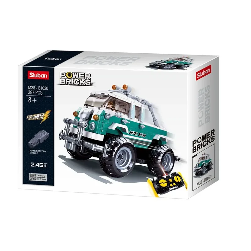 Power Bricks R/c 2.4g Truck Bouwspel 397 Stukken de Sluban – photo du produit 2 sur 5