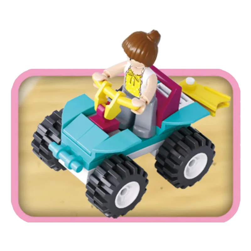 Quad (Girl's Dream) bouwstenen set fra Sluban – produktbillede 3 af 4