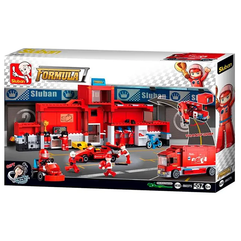 Racing Car Station Bouwspel de Sluban – photo du produit