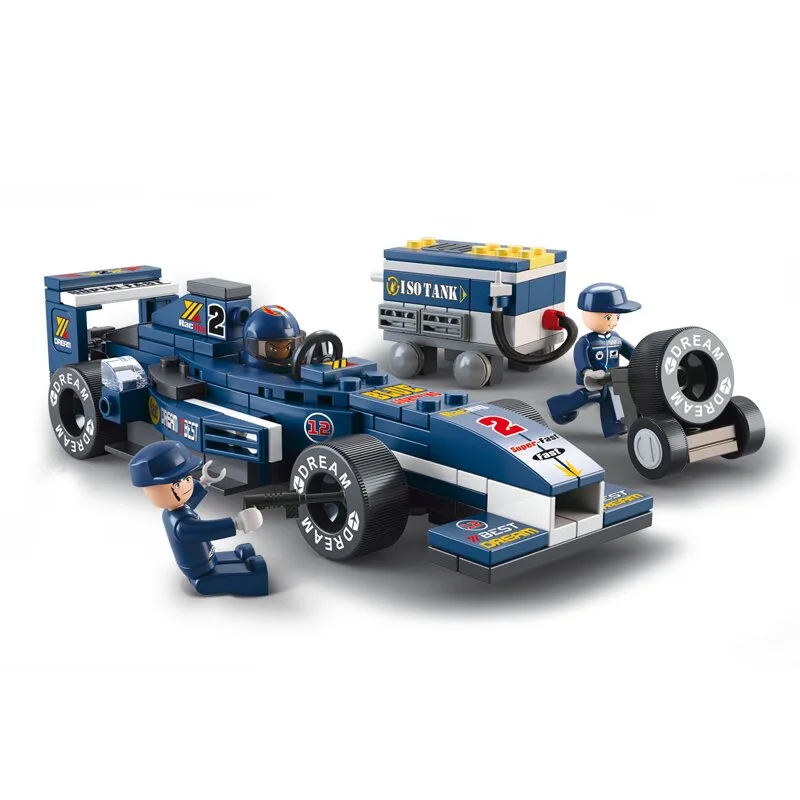 Racing Team Race Car bouwstenen set (M38-B0351) van Sluban – productfoto