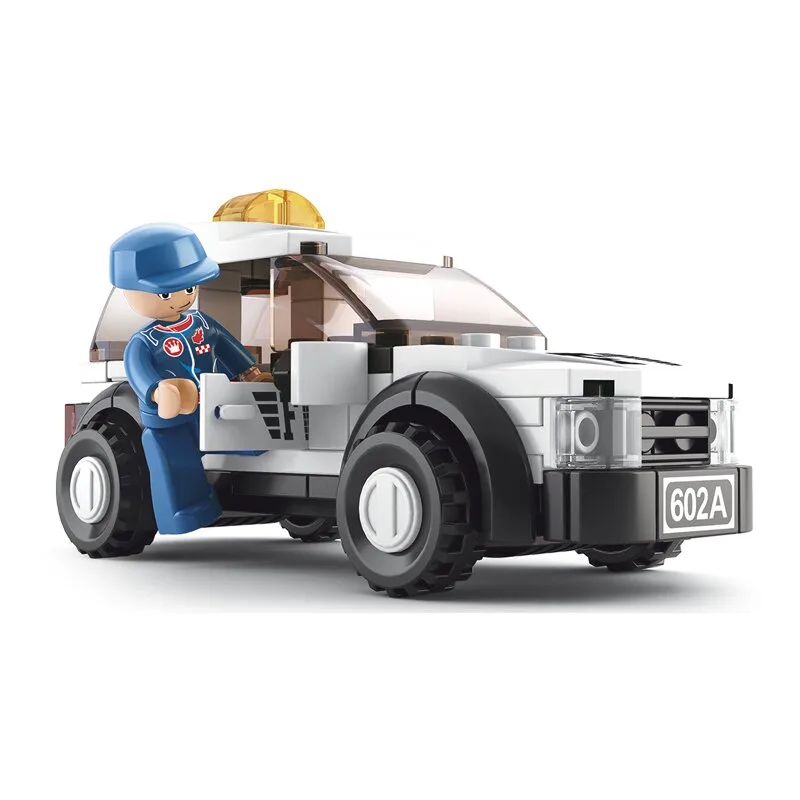 Racing Team Safetey Car bouwstenen set (M38-B0350) van Sluban – productfoto