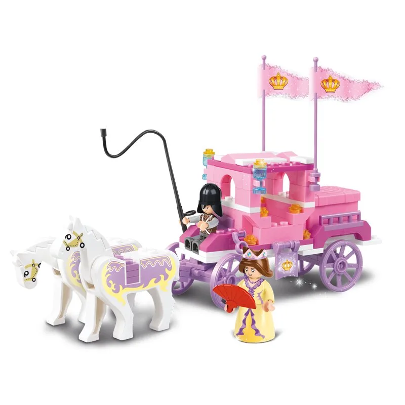 Royal Carriage bouwstenen set (M38-B0250) van Sluban – productfoto